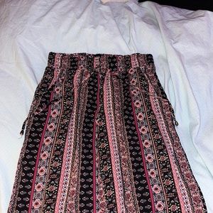 Pink Patterned Pants